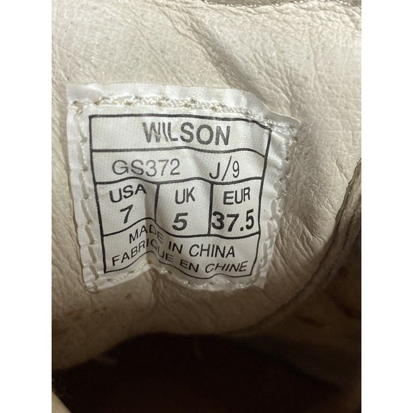 Wilson Golf Shoe Women's Size 7 White Tan GS372 - Picture 9 of 12